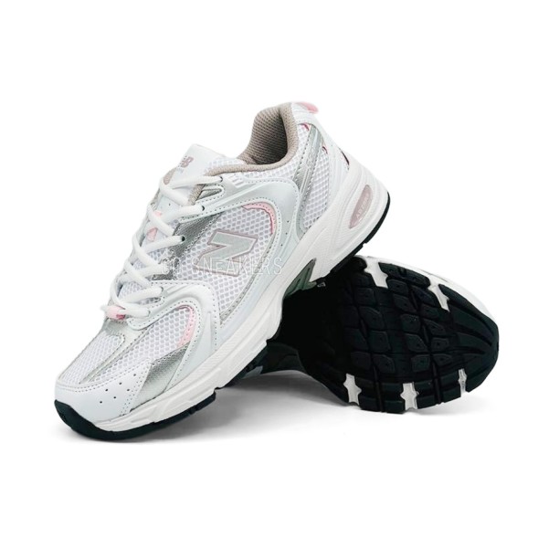 Женские кроссовки New Balance 530 White/Silver/Pink
