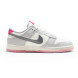Унисекс кроссовки Nike Dunk Low «52» White/Grey