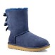 Женские угги с бантиками Bailey Bow II Navy