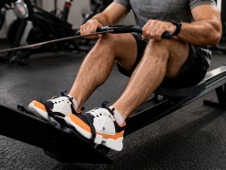 Hermes Casual Shoes For Men White/Black/Orange