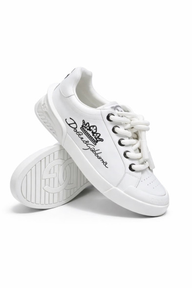 Унисекс кроссовки Dolce &amp; Gabbana Portofino Crown White