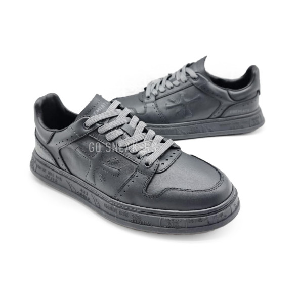 Мужские кроссовки Premiata Low Leather Full Grey
