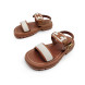 Женские босоножки Céline Sandals Leather Brown/White