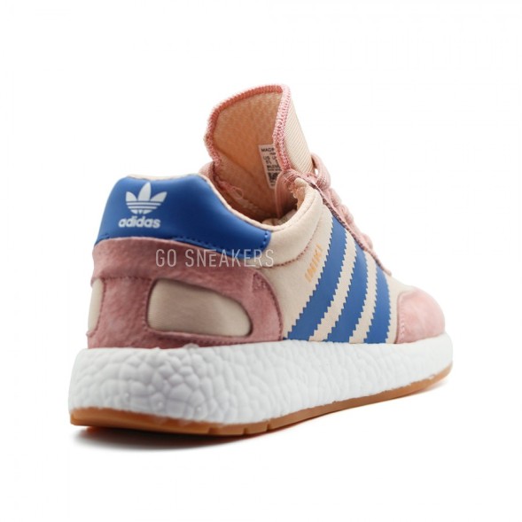 Женские кроссовки Adidas Iniki Pink-Blue