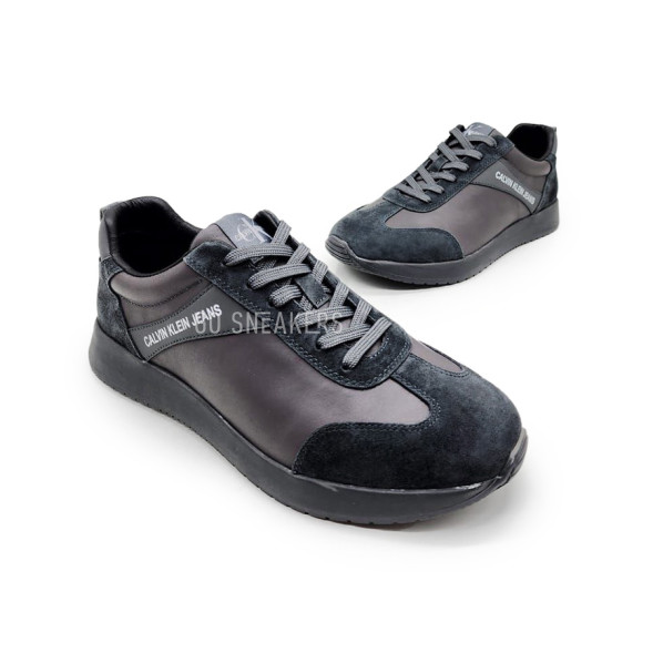 Унисекс кроссовки Calvin Klein Leather Suede Brown