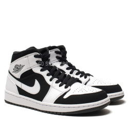Nike Air Jordan 1 Mid White Black