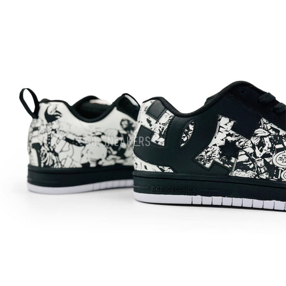 Унисекс кроссовки Dc Court Graffik Black Marvel Deadpool