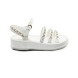 Женские балетки Chanel Sandals Chains White