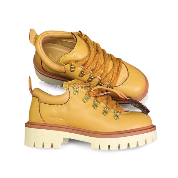 Женские ботинки Louis Vuitton Laureate Platform Derby Sneakers Brown