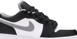 Женские кроссовки Nike Air Jordan 1 Low GS 'Black Medium Grey'