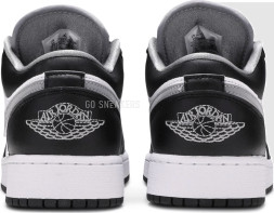 Женские кроссовки Nike Air Jordan 1 Low GS 'Black Medium Grey'