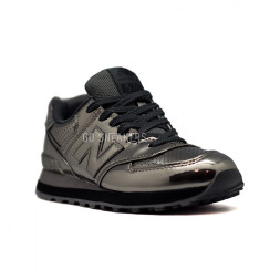 New Balance Женские 574 Mirror Black