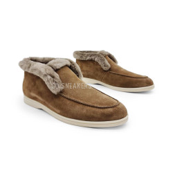Loro Piana Open Walk Dark Brown