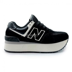 New Balance 574 Platform Black