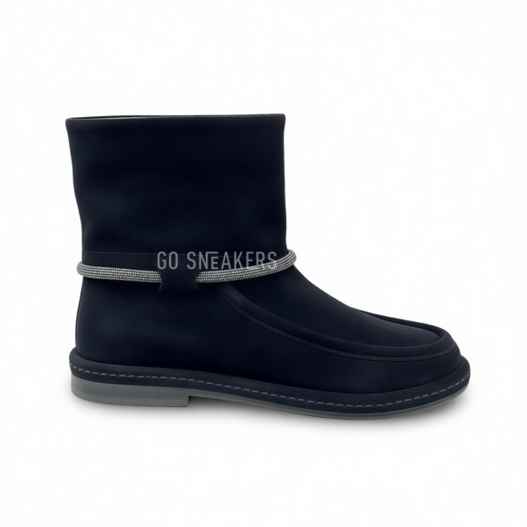 Женские сапоги Brunello Cucinelli Suede Boot Black