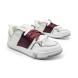 Унисекс кроссовки Valentino Runner White/Burgundi
