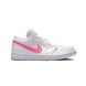 Унисекс кроссовки Nike Air Jordan 1 Low White Multi-Color Swoosh