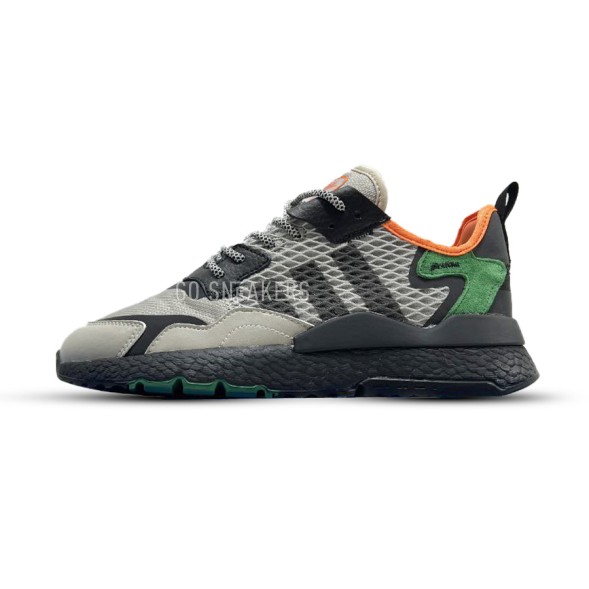 Мужские кроссовки Adidas Nite Jogger Sesame Black Bold Green