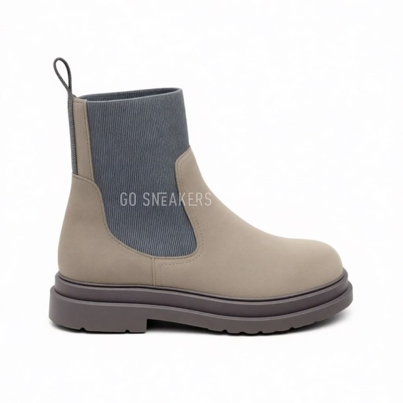 Женские челси Brunello Cucinelli Suede Chelsea Boot Sand