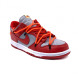 Мужские кроссовки Off-White x Nike Dunk Low University Red