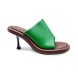 Женские мюли JW Anderson Bumper-Tube Green/Chocolate