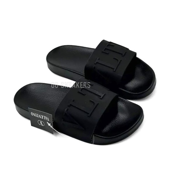 Мужские тапочки Valentino Slides Man Black