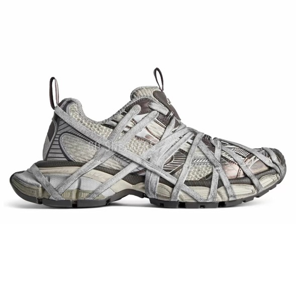 Мужские кроссовки Balenciaga 3XL Extreme Lace Sneaker Brown Grey Beige 