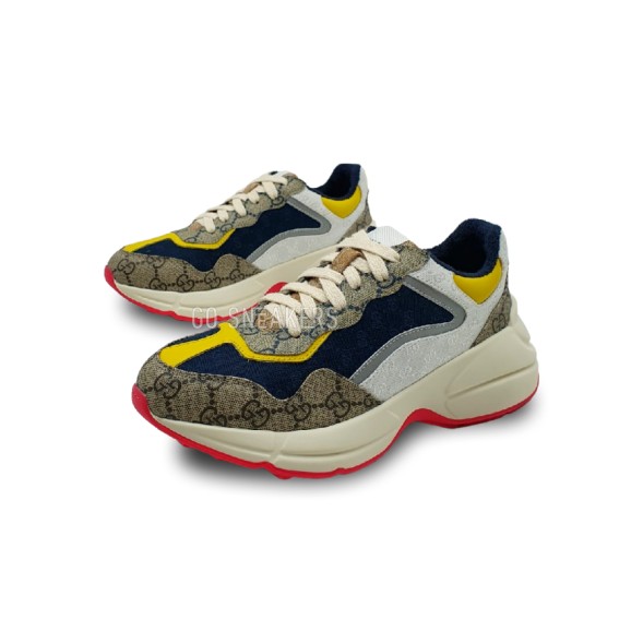 Женские кроссовки Gucci Rython GG Multicolor Beige