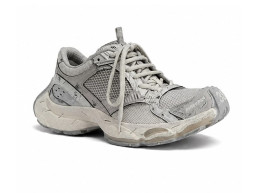 Balenciaga Stapler Sneaker Beige Grey