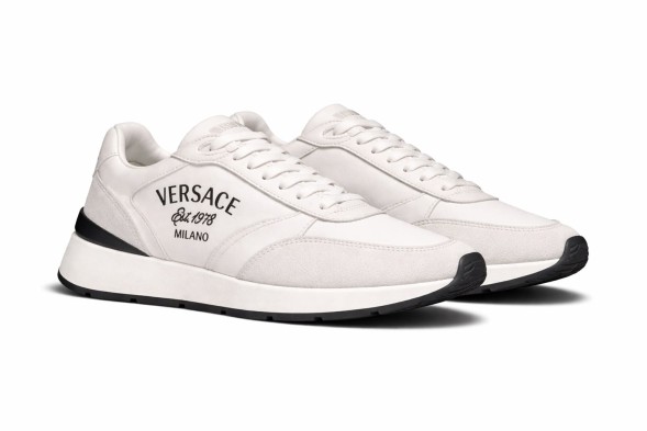 Женские кроссовки Versace Milano Sneakers White