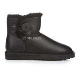 Bailey Button Mini Metallic Black