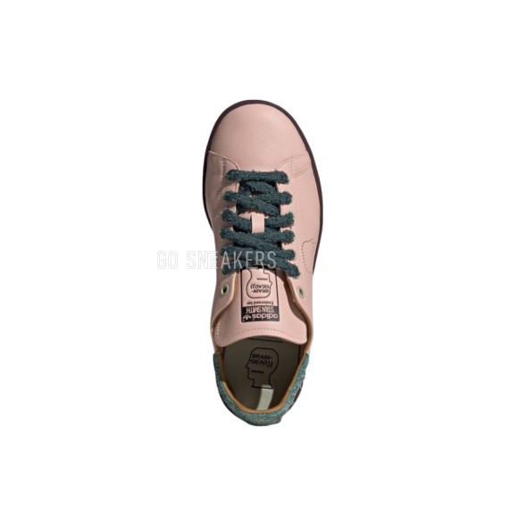 Унисекс кроссовки Adidas Stan Smith x Brain Dead Vapour Pink