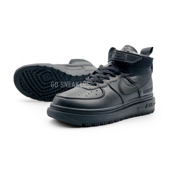 Унисекс кроссовки Nike Air Force 1 High Gore-Tex Flax Full Black