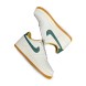 Унисекс кроссовки Nike Air Force 1 White/Green Swoosh