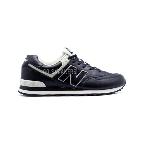 Мужские кроссовки New Balance 574 XXL Leather Black