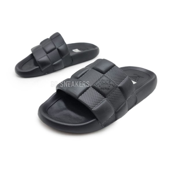 Унисекс шлепки Louis Vuitton Flip-flops Black