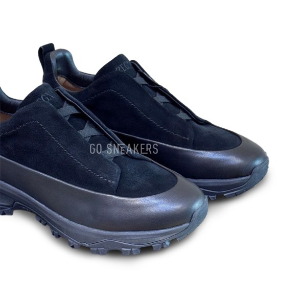 Мужские кроссовки Ermenegildo Zegna Man Sneakers Black