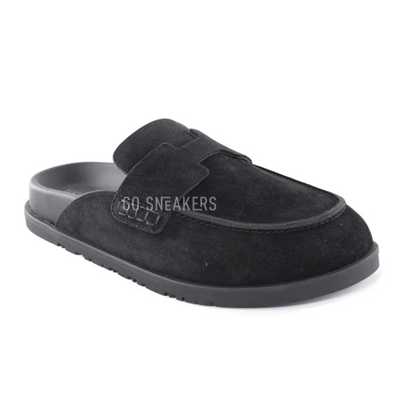 Унисекс тапочки Hermes Slippers Black