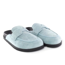 Hermes Slippers Light Blue