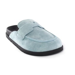 Hermes Slippers Light Blue