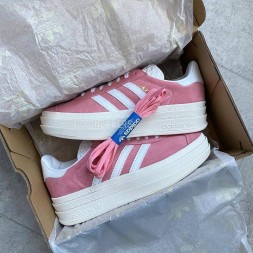 Adidas Gazelle Suede Platform Coral