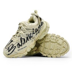 Balenciaga Track 3 Graffiti Cream