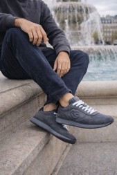 Dolce&amp;Gabbana Suede Sneakers Grey