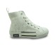 Женские кеды Dior Oblique B23 High Top White