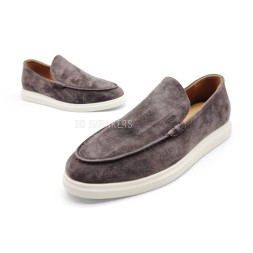 Hugo Boss Loafers Suede Brown