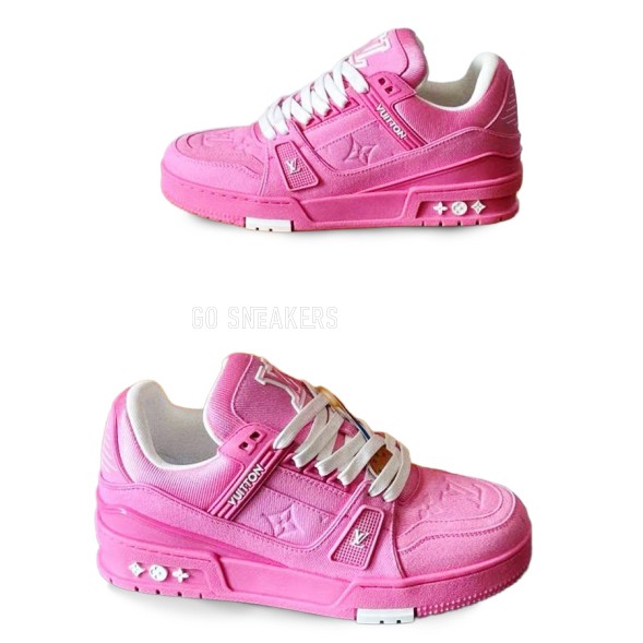 Женские кроссовки Louis Vuitton Trainer Pink