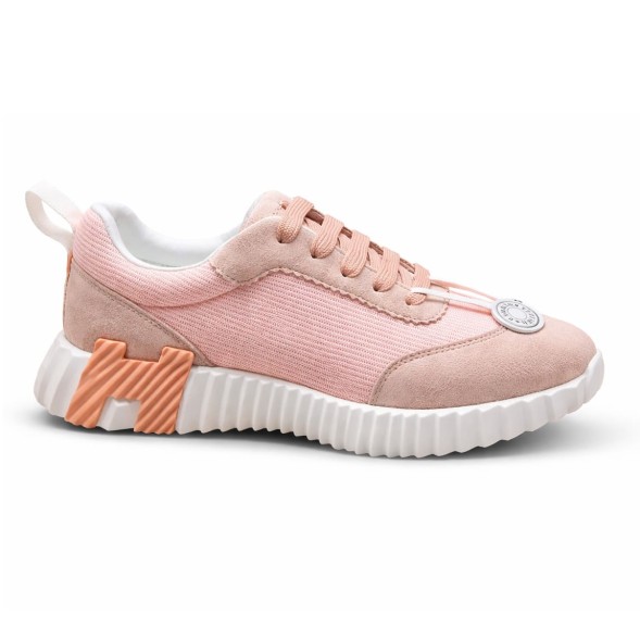 Женские кроссовки Hermes Low Top Casual Pink